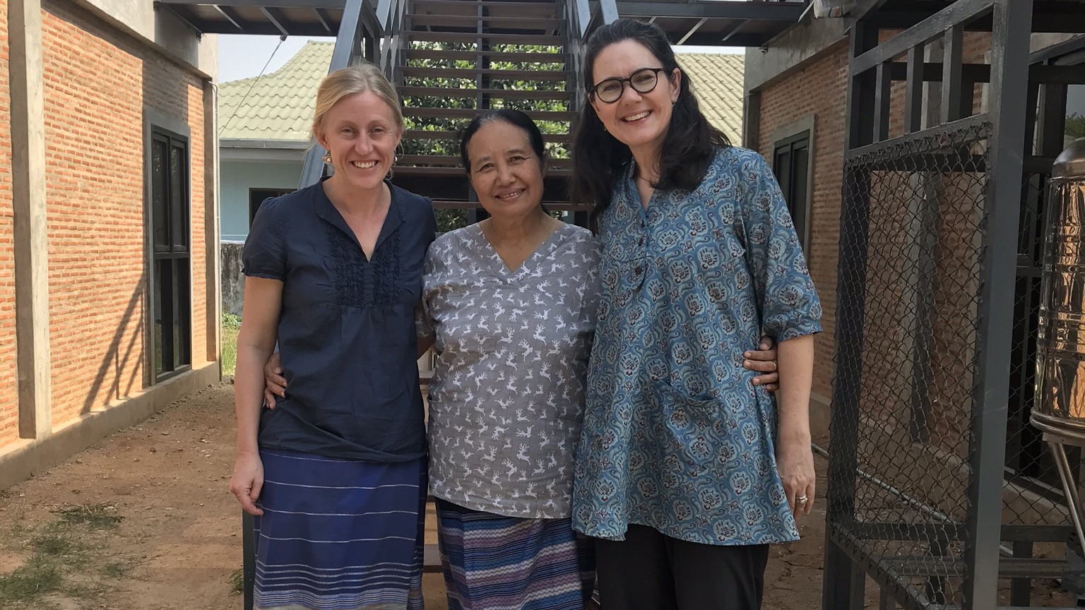 
                         Community & Partnerships                                                    - 
                          Dr Eva Purkey (Family Medicine) and Dr. Colleen Davison (Public Health Sciences) with Dr Cynthia Maung, founder of Mae Tao Clinic that has been providing free healthcare services for internally displaced persons (IDP) and migrant workers on the Thai-Burmese border.&nbsp;                                                    